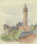 Château de Höchst - Jakob Becker — vy av konstverket
