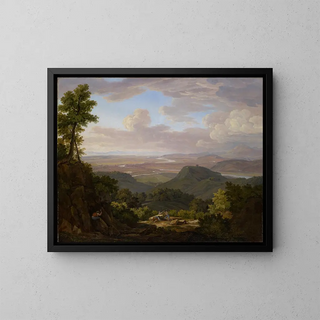 Jakob Christoph Miville - View from the Muttenz Quarry toward Basel and the Plains of the Rhine River.webp