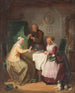 La visite du café - Jakob Emanuel Gaisser — vy av konstverket