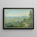 Vue de Berne et de l'Aar depuis le Gurten - Jakob Samuel Weibel — inramlat konstverk på väggen