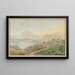 Vue de Sigriswil avec le Niesen et le lac de Thoune - Jakob Samuel Weibel — inramlat konstverk på väggen