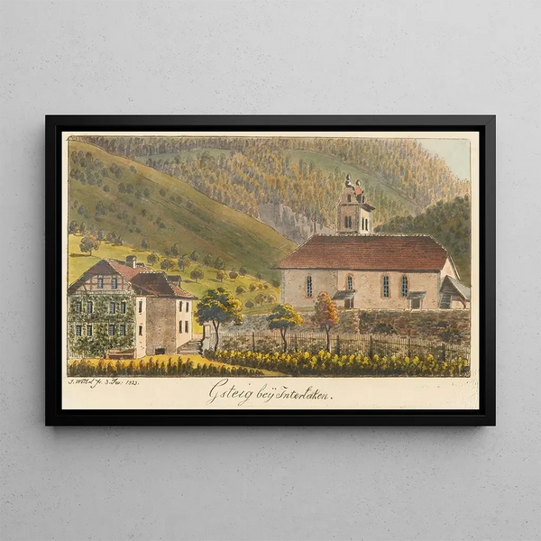 Jakob Samuel Weibel - Gsteig bei Interlaken.webp
