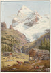 Le Wetterhorn - Jakob Samuel Weibel — vy av konstverket