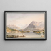 Vue des environs de Thoune - Jakob Samuel Weibel — inramlat konstverk på väggen