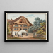 Vue de l'auberge de Matten canton de Berne - Jakob Samuel Weibel — inramlat konstverk på väggen