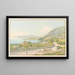 Vue des environs de Montreux et de Clarens - Jakob Samuel Weibel — inramlat konstverk på väggen
