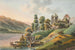 Vue du château de Ringenberg au lac de Brienz - Jakob Samuel Weibel — vy av konstverket
