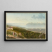 Vue générale du lac de Genève - Jakob Samuel Weibel — inramlat konstverk på väggen