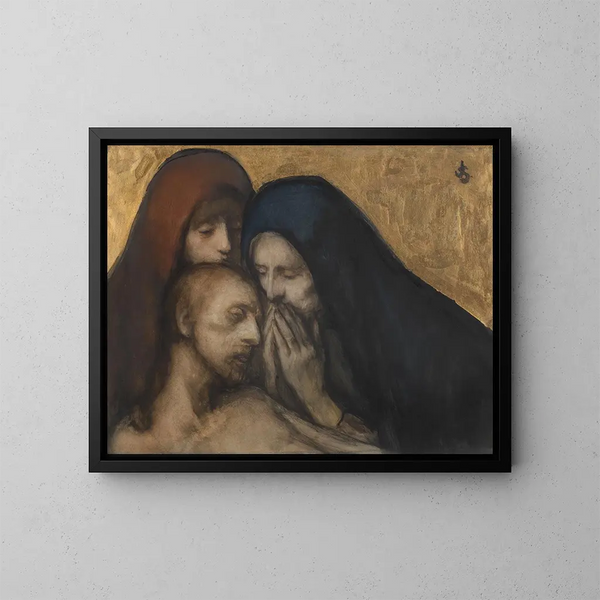 Lamentation du Christ - Jakob Smits — inramlat konstverk på väggen