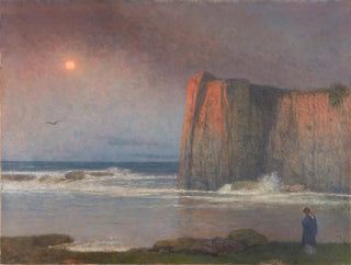 La Nocturne de la mer calme - Jakub Schikaneder — vy av konstverket