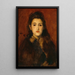 Alice Butt - James Abbott McNeill Whistler — inramlat konstverk på väggen