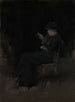 Arrangement dans Black Girl Reading - James Abbott McNeill Whistler — vy av konstverket
