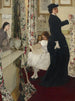 Harmoni i grönt och rosa Musikrummet - James Abbott McNeill Whistler — vy av konstverket