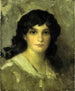 Tête de jeune femme - James Abbott McNeill Whistler — vy av konstverket