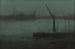 Nocturne blå och silver, Battersea Reach - James Abbott McNeill Whistler — vy av konstverket