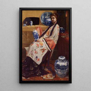 James Abbott McNeill Whistler - Purple And Rose The Lange Leizen Of The Six Marks.webp