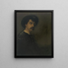 Självporträtt - James Abbott McNeill Whistler — inramlat konstverk på väggen