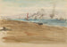 flodmynningen - James Abbott McNeill Whistler — vy av konstverket