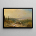 Vue de Florence depuis San Miniato - James Baker Pyne — inramlat konstverk på väggen
