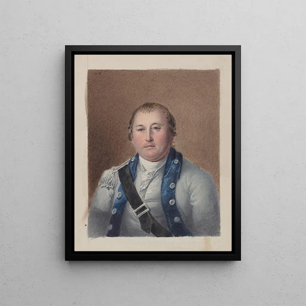 William Augustine Washington - James Barton Longacre — inramlat konstverk på väggen