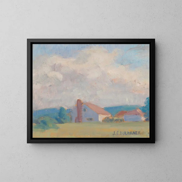 Vue de campagne - James C. Kulhanek — inramlat konstverk på väggen