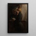 Les Lettres d'amour de grand-mère - James Carroll Beckwith — inramlat konstverk på väggen