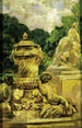 trädgården vid Fontaine i Nîmes - James Carroll Beckwith — vy av konstverket