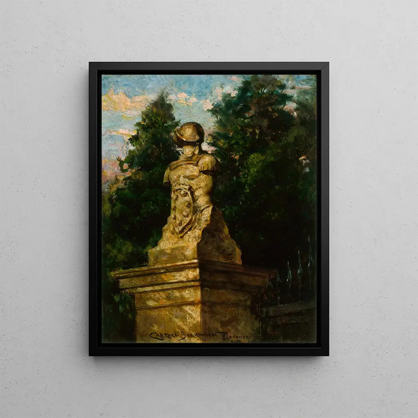 Poteau de porte Modigliani - James Carroll Beckwith — inramlat konstverk på väggen