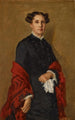 fru William C. Bartlett - James Carroll Beckwith — vy av konstverket