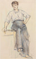 Le Travailleur - James Carroll Beckwith — vy av konstverket