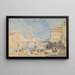 Ponte Santa Trinita, Florens - James Duffield Harding — inramlat konstverk på väggen