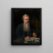 Portrait av Elliot Coues - James Edward Barclay — inramlat konstverk på väggen