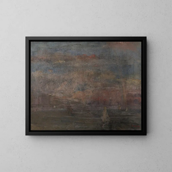 Efter stormen - James Ensor — inramlat konstverk på väggen