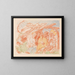 Calvaire - James Ensor — inramlat konstverk på väggen