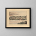 Le pont du bois à Ostende - James Ensor — inramlat konstverk på väggen