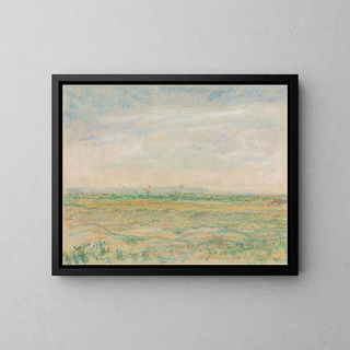 Vue de Mariakerke - James Ensor — inramlat konstverk på väggen