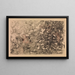 Monotype - James Ensor — inramlat konstverk på väggen