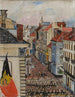 Musique dans la Vlaanderenstraat - James Ensor — vy av konstverket