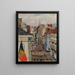 Musique dans la Vlaanderenstraat - James Ensor — inramlat konstverk på väggen
