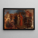 Retour du Calvaire - James Ensor — inramlat konstverk på väggen