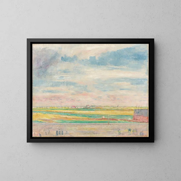 La Haute Barrière nära Ostende - James Ensor — inramlat konstverk på väggen