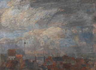 Les toits d'Ostende - James Ensor — vy av konstverket