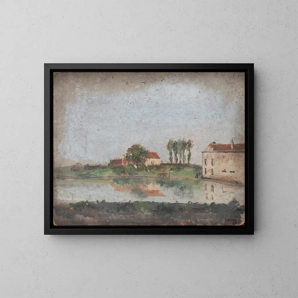 Le jardin du café Tivoli à Ostende - James Ensor — inramlat konstverk på väggen
