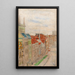 Vue de la Van Iseghemlaan - James Ensor — inramlat konstverk på väggen