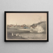 Explosion de l'Alfred Thomas à Easton Pa le 6 mars 1860 - James Fuller Queen — inramlat konstverk på väggen