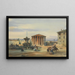 Le Temple de Vesta à Rome - James Holland — inramlat konstverk på väggen