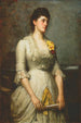 vid piano - James Jebusa Shannon — vy av konstverket