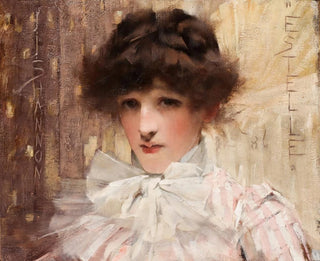 Estelle - James Jebusa Shannon — vy av konstverket