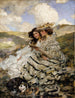 Sur les dunes Lady Shannon et Kitty - James Jebusa Shannon — vy av konstverket
