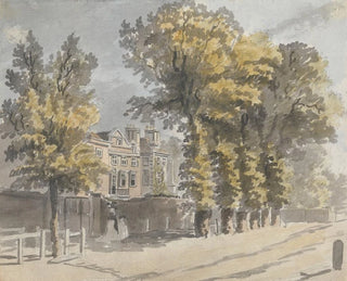 Vue d'une maison - James Miller — vy av konstverket